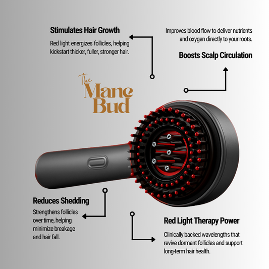 Mane Bud 2.0 - Scalp Massager Hair Brush